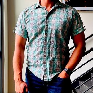 SCOTCH & SODA Grass Button Up Shirt